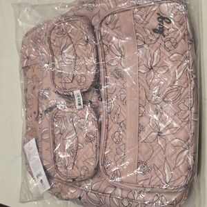 Lug Puddle Jumper LE in Sketch Floral Blush Nwt Still In Plastic